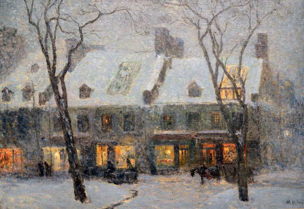 Old Houses, Montreal, Maurice Galbraith Cullen, ca 1908