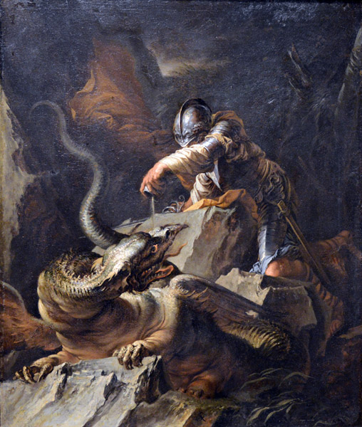 Jason Charming the Dragon, Salvator Rosa, ca 1665-70