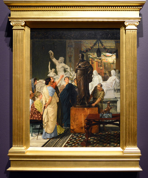 A Sculpture Gallery in Rome at the Time of Augustus, Lawrence Alma-Tadema, 1867