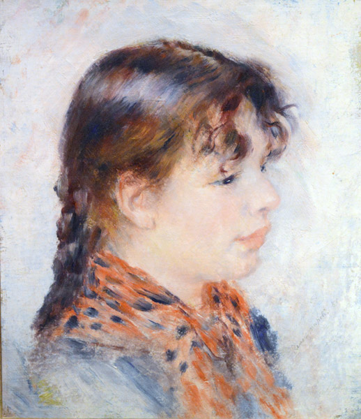 Head of a Neapolitan Girl, Auguste Renoir, 1881