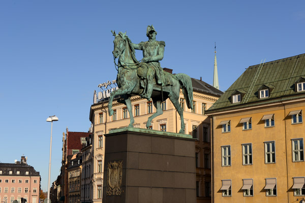 Equestrian statue of Karl XIV Johan, Slussplan