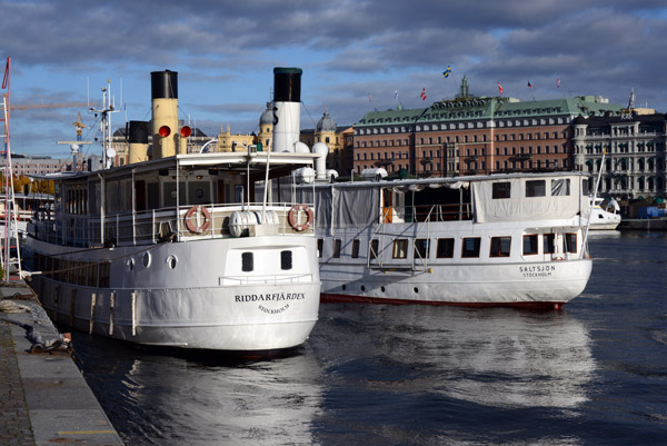 Riddarfjrden and Saltsjn, tourist boats in Stockholm
