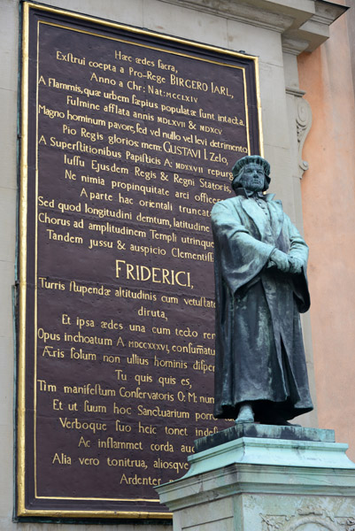 Olavvs Petri (1493-1552), Storkyrkan, Slottsbacken