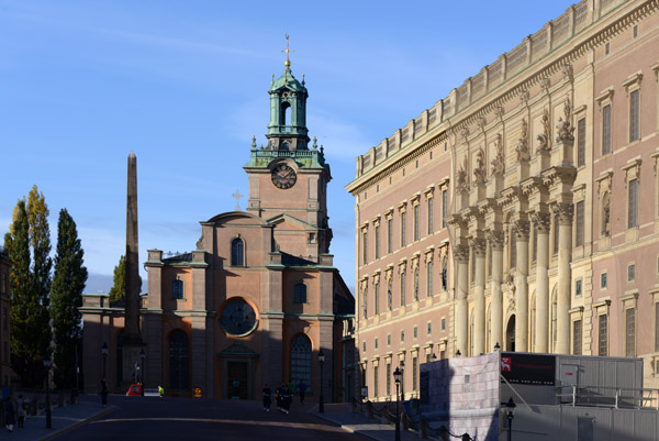 Slottsbacken, the square on the south side of the Royal Palace, Stockholm