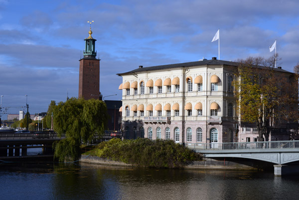 Strmsborg, a small island between the Vasabron and Centralbron, Stockholm