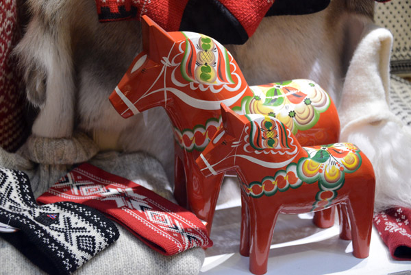 Dalecarlian horse, traditional handicraft from the central Swedish province of Dalarna