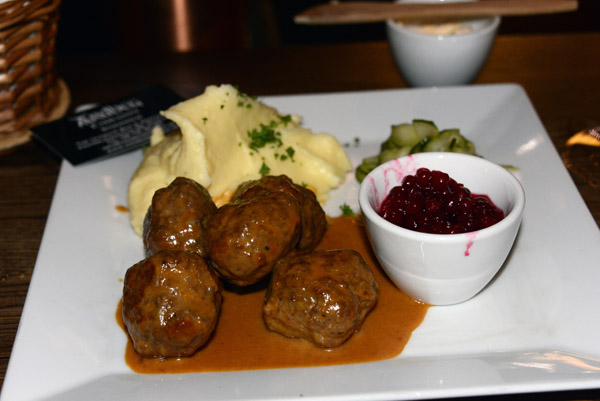 Swedish Meatballs with all the traditional sides