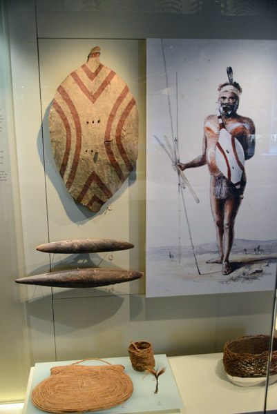 The museum started collecting aboriginal artefacts in the 1880s