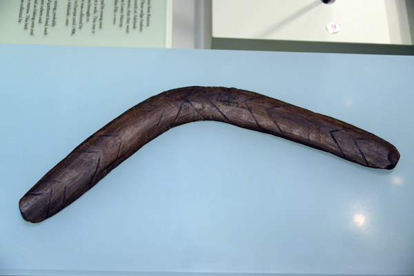 Boomerang (wadna) found in the Hindmarsh Valley in 1938