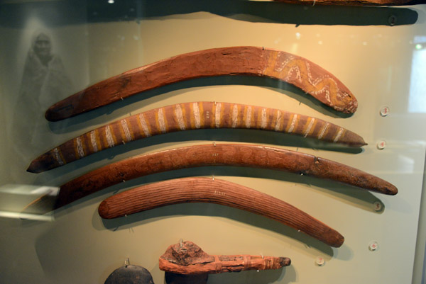 Hunting boomerangs, late 19th-early 20th C.