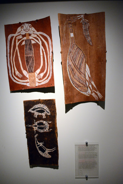 Aboriginal bark paintings from Arnhem Land