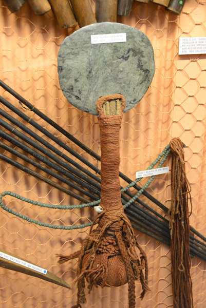 Jade-bladed ceremonial axe, New Caledonia
