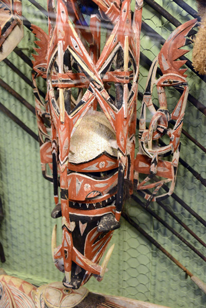 Wooden masks, New Ireland, PNG