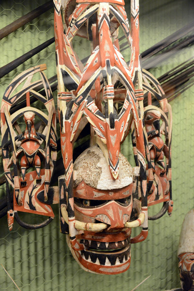 Wooden masks, New Ireland, PNG