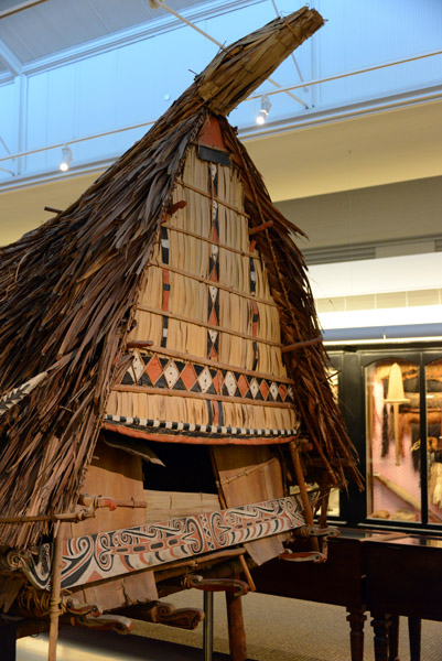 Model of a New Guinea dwelling, Rogeia Island, Milne Bay Province, 1936