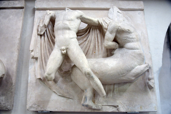 Battle of Centaurs and Lapiths, Parthenon, British Museum