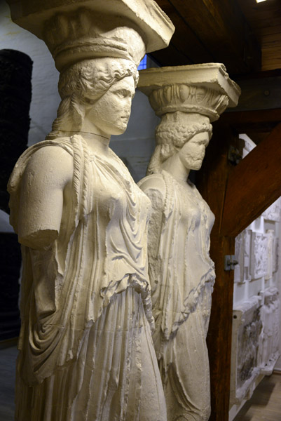Karyatid columns of the Erechtheion, Acropolis Museum