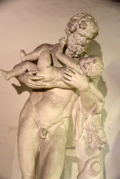 Silén with the baby Dionysos, Louvre
