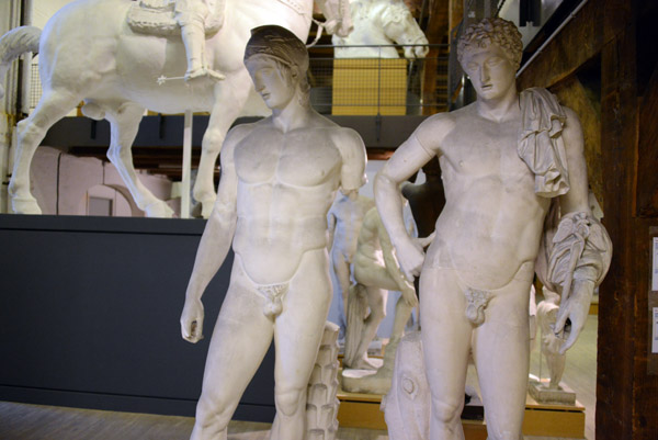 Ares Borghese, Louvre and Hermes