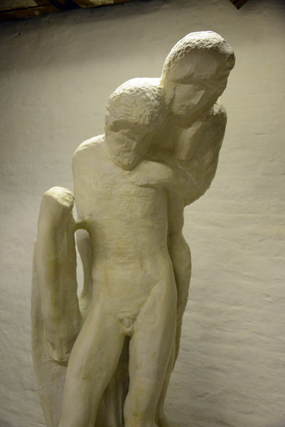 Michaelangelo's unfinished Maddona with the Dead Jesus - Rondanini Pietà