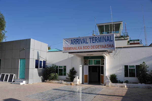 Front side of the Arrival Terminal, Hargeisa Airport