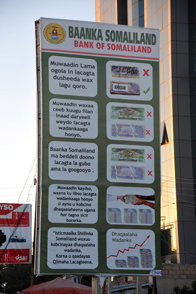 Bank of Somaliland currency guidelines