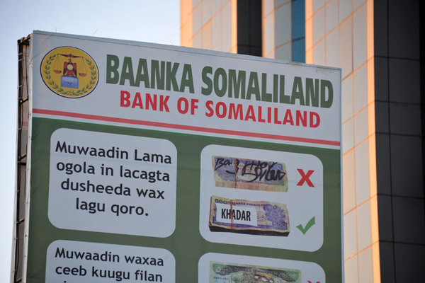 Bank of Somaliland currency guidelines