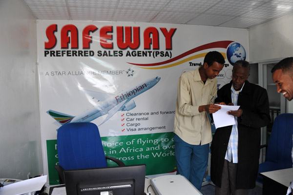 Safeway Travel, Tours & Cargo office, Ambassador Hotel, Hargeisa