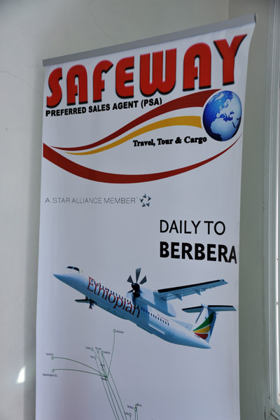 Ethiopian's flights have moved from Berbera to Hargeisa