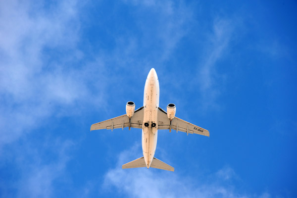 SX-BHR, a Greek registered Air Mditerrane B737 arriving at Hargeisa