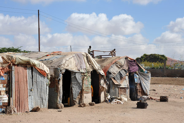 Shelters at the Hargeisa Livestock Market