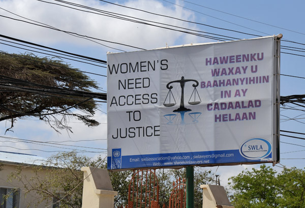 Women's Need Access to Justice - Somaliland Women Lawyers Association and UNDP
