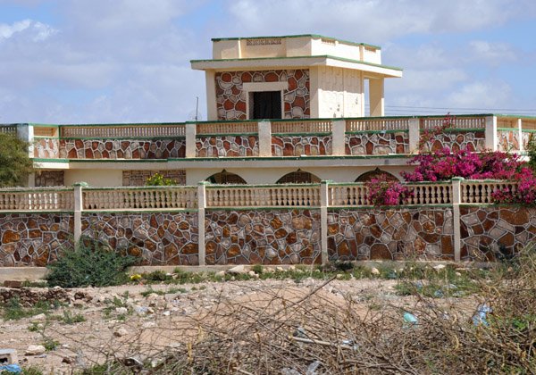 Upscale Somaliland villas have ornate stone and tile work