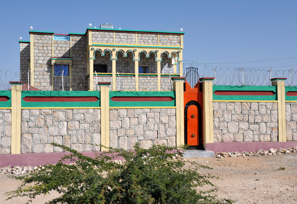 Walled villa with barbed wire, Hargeisa