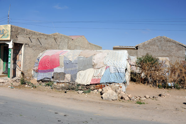 Even in the capital, Hargeisa, there are traditionally built tent-like dwellings