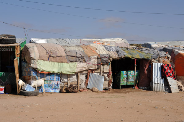 Tents on the edge of Hargeisa