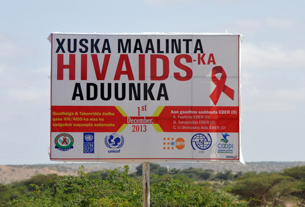 HIV AIDS poster - Xuska Maalinta, Somaliland