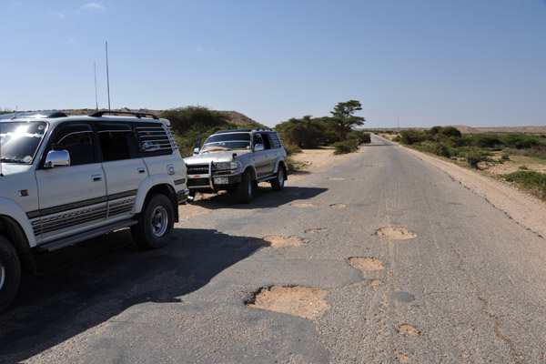 Much of Somaliland Highway 1 is in a poor state of repair