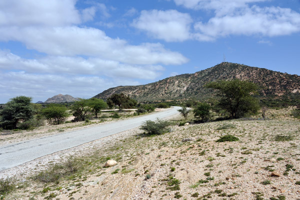Somaliland Highway 1 near Daarbuduq, half way between Hargeisa and Berbera