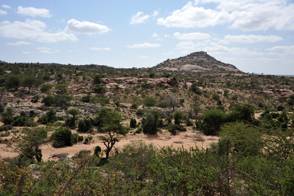 Somali landscape around Daarbuduq