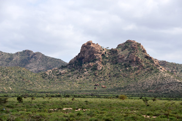 Mountains of Somaliland between Hargeisa and Berbera