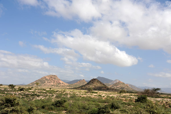 Landscape of northern Somaliland near Berbera
