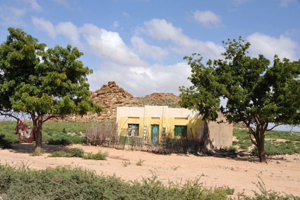 House along highway 1 outside Berbera