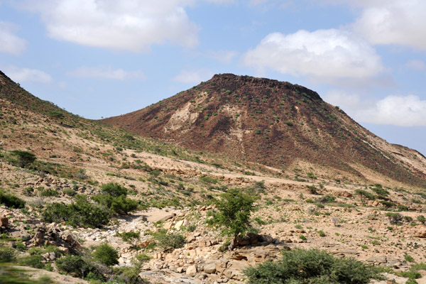 Looking back at the Somaliland hills