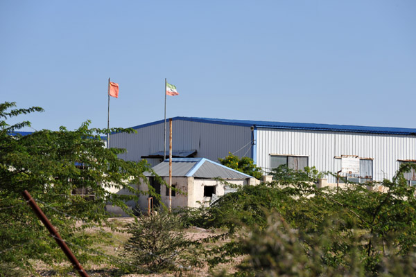 Chinese facility in Daarbuduq, Somaliland, not far from the World War II monument