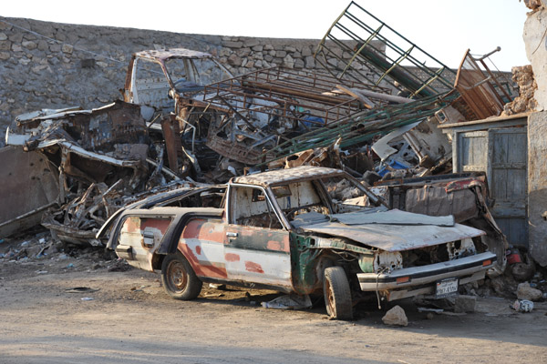 Junk yard in the old town, Berbera