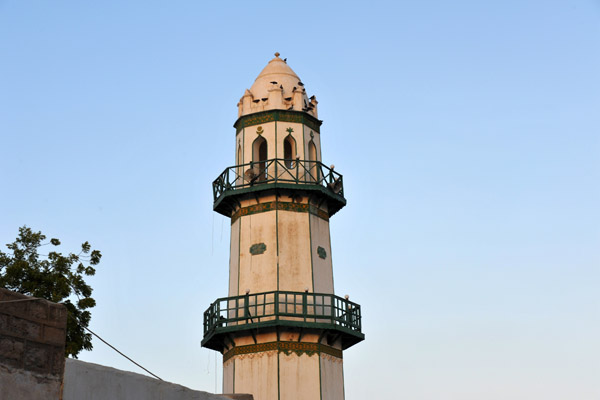 Ottoman minaret as the light fades