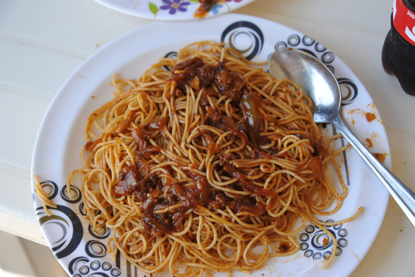 Spaghetti, legacy of the Italians in Somalia