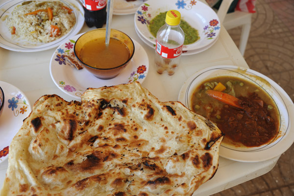 Lunch time at Xeeb Soor Restaurant, Berbera