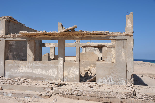 Ruins on the peninsula protecting the Port of Berbera